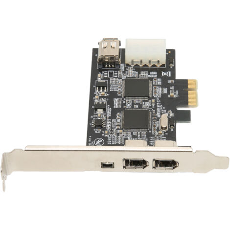 Carte PCIe à 4 ports FireWire 1394A pour disques durs et caméscopes