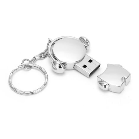 Clé USB 2.0 Voiture 64GB - Lecteur Flash Mémoire Métal Cadeau Original Lumière de Lune pour Ordinateur (1/5)