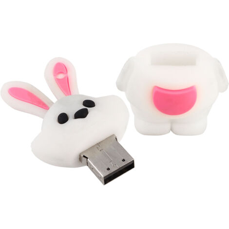 Clé USB 2.0 en Forme de Lapin 64GB - Mémoire Flash Animale Mignonne Portable (1/5)