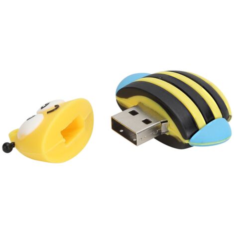 Clé USB 32GB Abeille Mignon 3D - Stockage Portable, Cadeau Créatif, Mémoire Flash USB (1/5)
