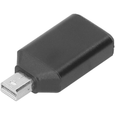 Adaptateur Mini DP vers HDMI 1080p Noir pour Ordinateur et Vidéoprojecteur