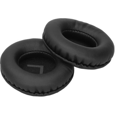 Coussinets de remplacement 70mm universels pour casque, oreillettes gauche/droite, coussinets audio noirs (1/5)