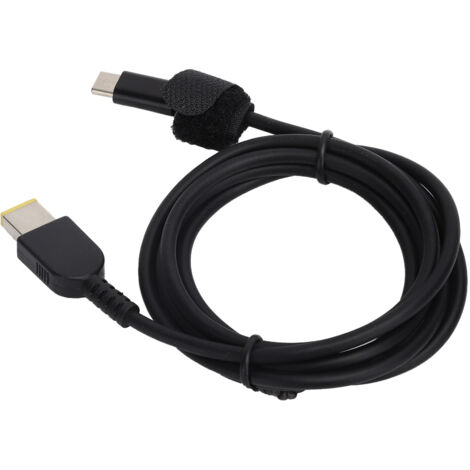 Câble USB-C vers Connecteur Carré PD 65W 1,5m pour Ordinateur Portable (1/5)