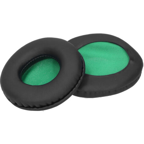 Coussinets de remplacement pour casque Skullcandy HESH 2.0 - Noir et vert - Oreillettes confortables (1/5)