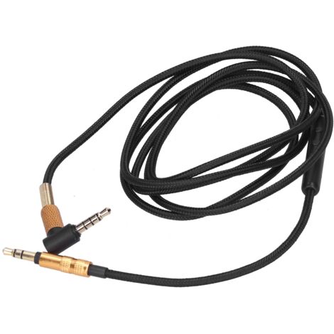Câble de remplacement pour casque Sony avec contrôle de volume et microphone, compatible MDR-10R, XB950, Z1000, MSR7, 1A