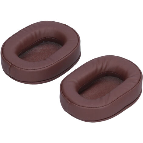 Coussinets de remplacement en mousse à mémoire pour casques Audio-Technica ATH-MSR7, M50X, M20X, M40X, confort et isolation acoustique (Marron) (1/5)