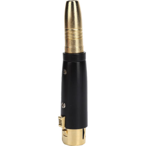 Adaptateur XLR Femelle 6.35mm pour Microphone et Guitare en Alliage de Zinc