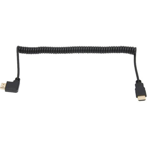 Câble HDMI extensible à angle droit 90° pour ordinateur, télévision et système home cinéma