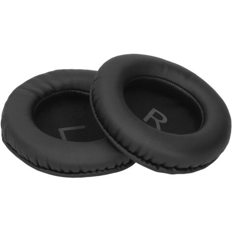 FYZ‑209 100MM Coussinets de remplacement universels pour casque audio, Noir avec repérage gauche/droite L/R (1/5)