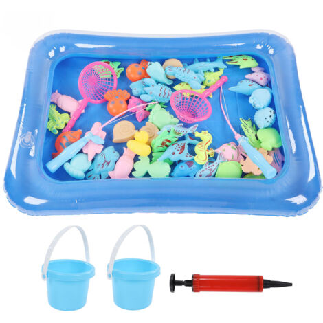 Jeu de pêche magnétique enfant, activité ludique pour piscine gonflable, jouet d'intérieur et d'extérieur pour anniversaire.