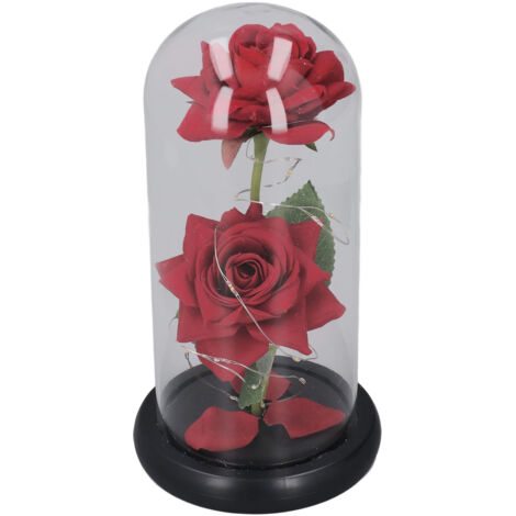 Lampe LED en Verre Rose Lumière d'Ambiance pour Fête et Anniversaire (1/5)