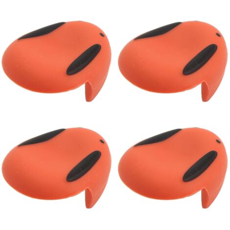 12 Protections d'angle lapin pour meubles, coins amortis orange sécurité bébé anti-chocs (1/5)