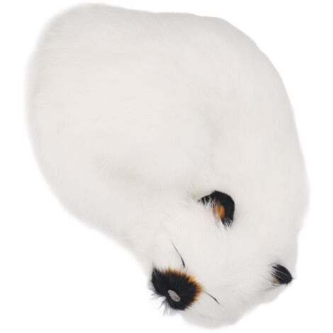 Chaton en Peluche Réaliste Dormeur Décor Doux Mignon pour Maison (1/5)