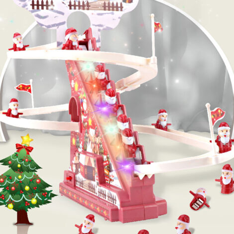 Circuit Éducatif Automatique de Noël avec 9 Personnages à Piles - Père Noël Inclus (1/5)