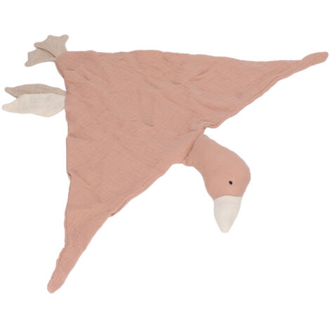Couverture de sécurité respirante en coton pour nouveau-né, forme d'oison rose (1/5)