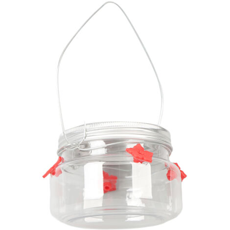 Distributeur de Nectar pour Oiseaux-Mouches avec 4 Becs, Résistant aux Intempéries pour Jardin (1/5)
