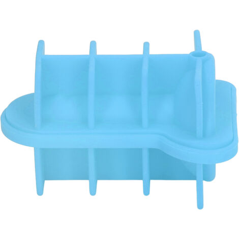 Moule à glaçons silicone 3D formes originales pour cocktails, utilisation facile et lavable, parfait pour soirées et cadeaux, bleu avec couvercle. (1/5)