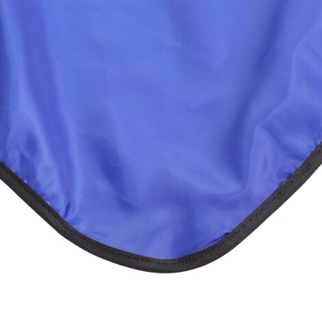 Tablier de Coiffure Professionnel Salon - Cape Barbe Bleue pour Hommes (1/4)
