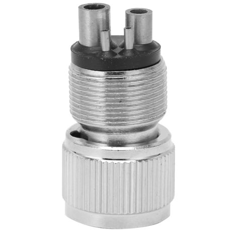 Adaptateur 4 à 2 Trous pour Pièce à Main Dentaire - Convertisseur Haute Vitesse en Acier Inoxydable
