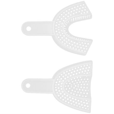 Plateau dentaire jetable en plastique pour empreintes - Équipement de soins bucco-dentaires nomade (1/5)