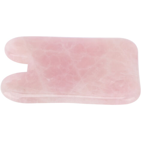 Gua Sha en Quartz Rose pour Soins du Visage et Massage Anti-Âge (1/5)