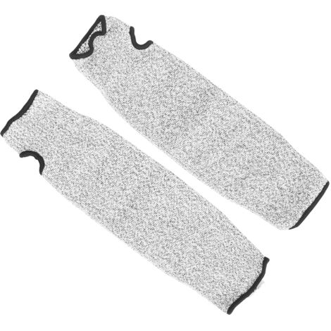 Manchons de protection anti-coupures niveau 5 XL 48 cm avec trou pouce - Équipement de sécurité bras (1/5)