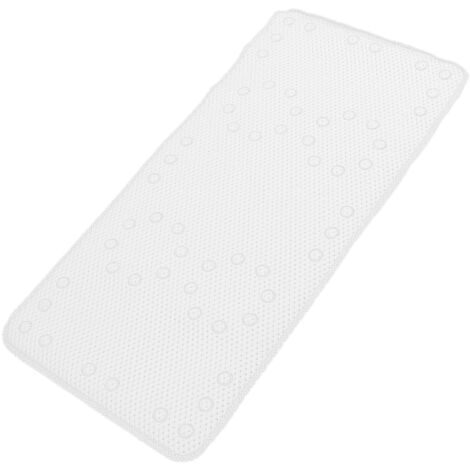 Tapis de douche antidérapant en silicone respirant avec drainage, doux et sécuritaire pour salle de bain (1/5)