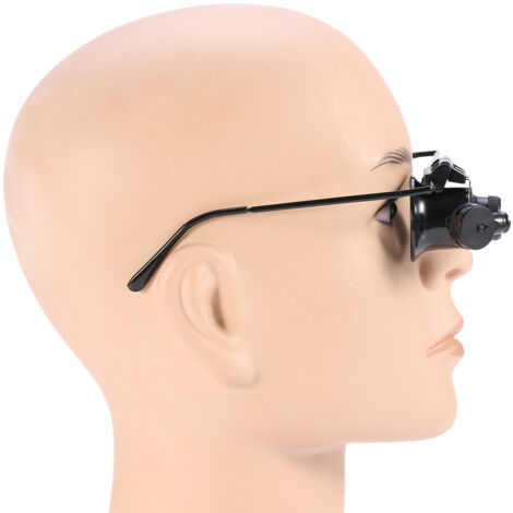 Loupe de bijoutier 20X avec lumière LED pour réparation de montres et soudure délicate (1/5)