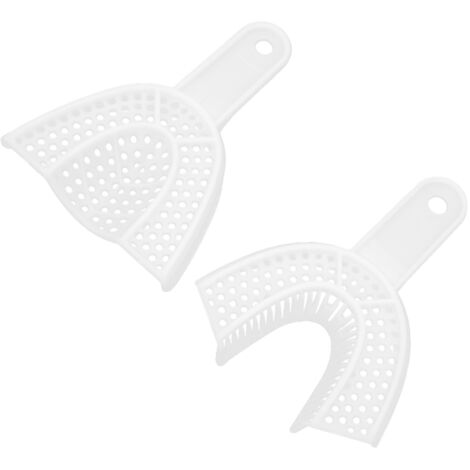 Plateau dentaire jetable en plastique pour empreintes - Matériel dentaire portable de soins buccaux (1/5)