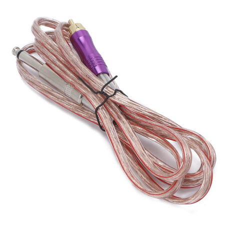 Câble de liaison RCA flexible et robuste pour appareil de tatouage (1/5)
