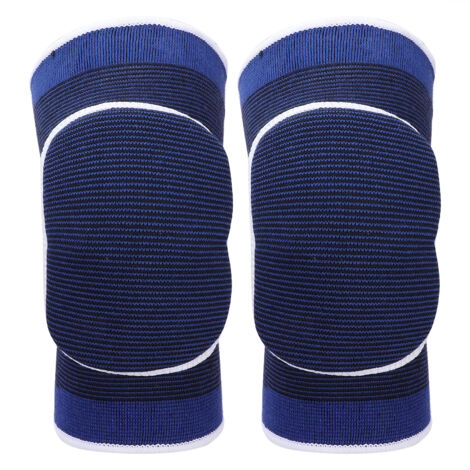 Manchon de Genou Sportif pour Course à Pied et Fitness - Soutien et Stabilisation Articulaire - Bleu (1/5)