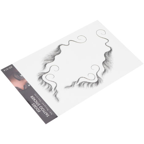 Autocollant de contour capillaire imperméable, tatouage frontal naturel pour densifier la chevelure ED-16 (1/5)