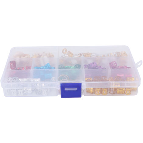 Anneaux ajustables en métal pour dreadlocks et accessoires cheveux (1/5)