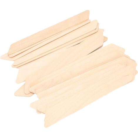 20 pièces Applicateurs à Cire en Bois pour Visage et Corps - Spatules Épilation Manche Bois (1/5)