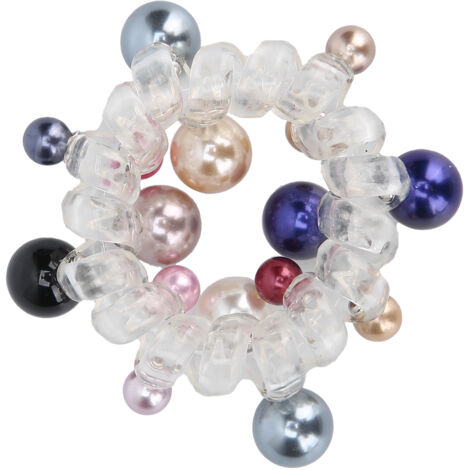 Attaches à cheveux colorées avec perles spirales pour téléphone - Cadeau original pour femme (1/5)