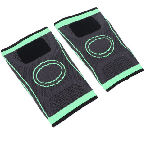Manchon de compression pour genou ajustable, avec coussinets de protection et soutien pour la récupération (1/5)