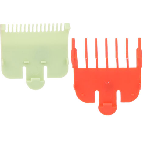 Peignes de guidage de rechange pour tondeuse à cheveux professionnelle - Accessoires tondeuse barbe et cheveux - Rouge/Vert (1/5)