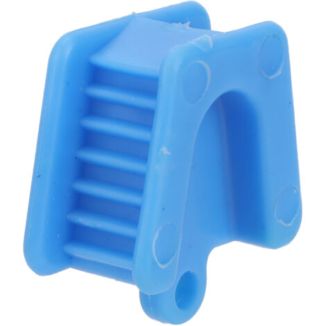 Écarteurs de joues en silicone bleu pour soins dentaires, blocs de morsure orthodontiques professionnels (1/5)