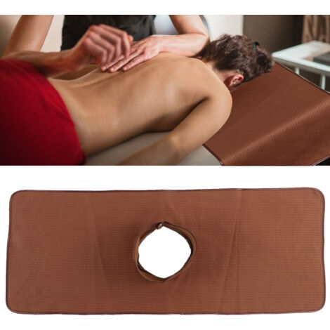 Serviette de Massage Professionnelle Réutilisable, 35x90 cm, Brun Foncé, Pour Soins Spa et Esthétique (1/5)