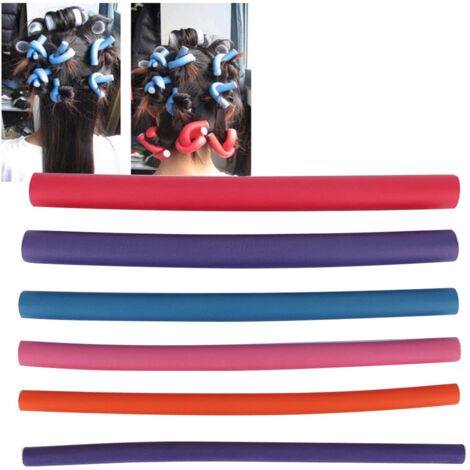 36 rouleaux souples pour cheveux crépus, kit coiffure boucles avec sac de rangement (1/5)