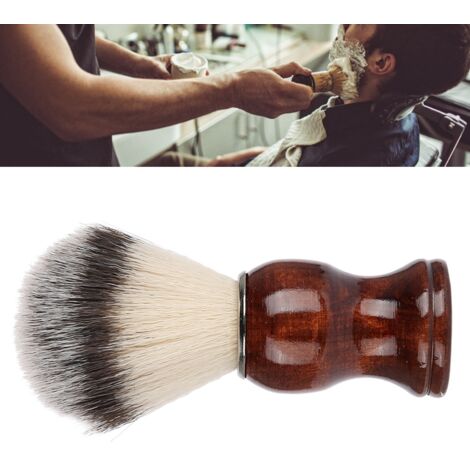 Brosse à Barbe en Bois Compacte pour Homme - Parfaite pour Voyage et Soins à Domicile (1/5)