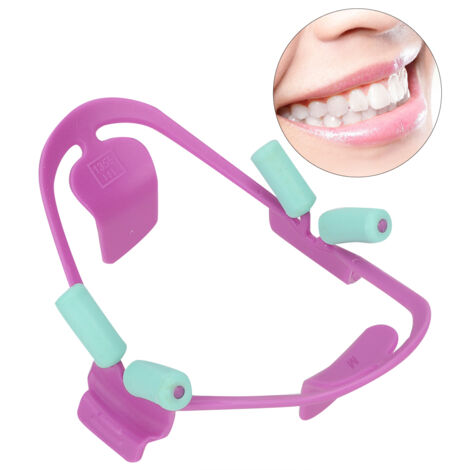 Écarteur buccal dentaire 3D violet pour soins orthodontiques et hygiène buccale