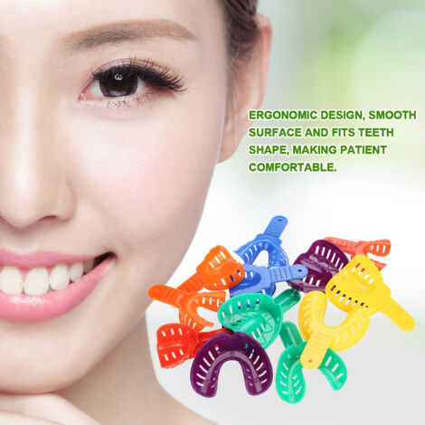 12 Pièces Plateaux Dentaires en Plastique pour Orthodontie et Hygiène Bucco-dentaire (1/5)