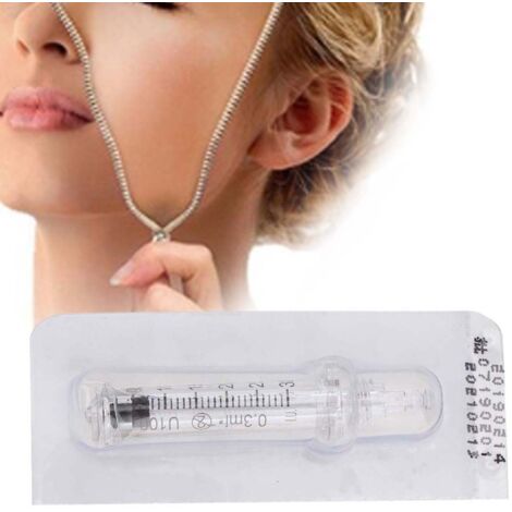 Stylo de comblement d'acide hyaluronique pour rides avec embout ampoule 0.3ml