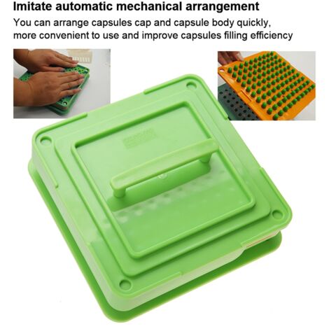Machine à Remplir 100 Capsules Vides - Plaque de Remplissage pour Poudres - Taille 00 (1/5)