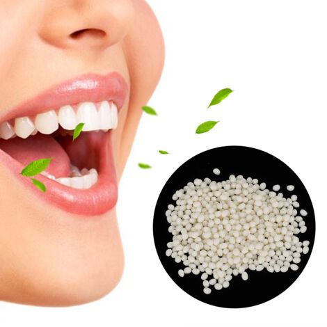 Colle Dentaire Réparation 2 Pièces - 50g pour Prothèses Dentaires Amovibles (1/5)