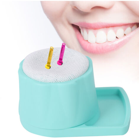 Porte-fichiers dentaire vert pour instruments Endo et fraises - Support de rangement (1/5)