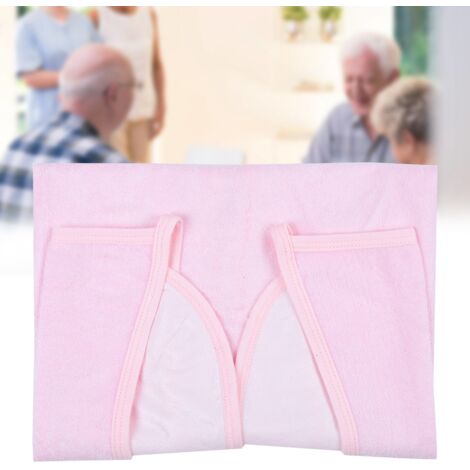 Tablier Adulte Anti-Salive Léger pour Personnes Âgées - Protection Repas Imperméable Rose (1/5)