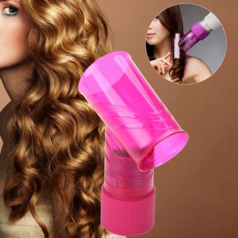 Séchoir à Cheveux Voyage avec Diffuseur pour Cheveux Bouclés - Séchoir Portable Rose pour Salon et Domicile (1/5)