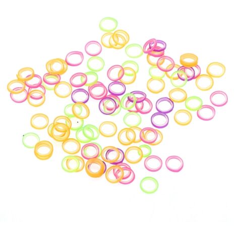 100 Bande Élastique Dentaire Orthodontique Professionnelle - 4.7mm (3/16") - Élastiques pour Appareil Dentaire et Soins Buccaux (1/5)